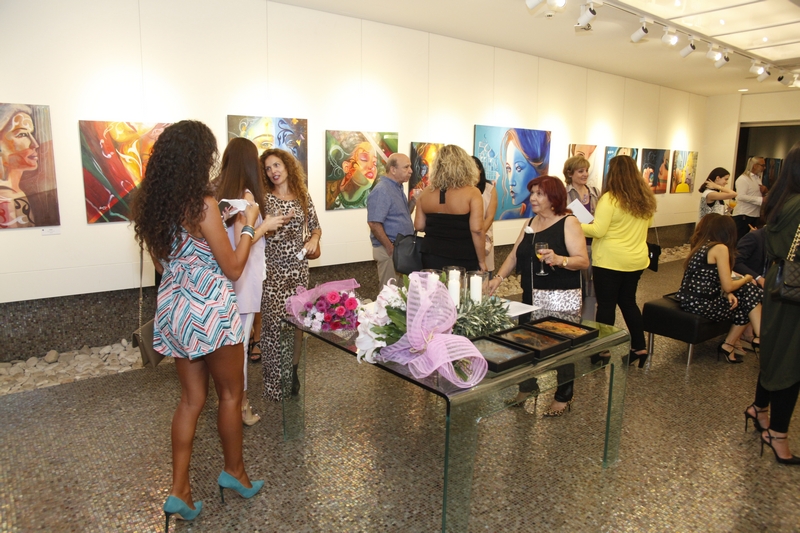 Opening of Nina Taher's Solo Exhibition 'Woman'